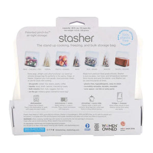 Stasher Stand-Up Silicone Storage Bag - BeautyOfASite - Central Illinois Gifts, Fashion & Beauty Boutique
